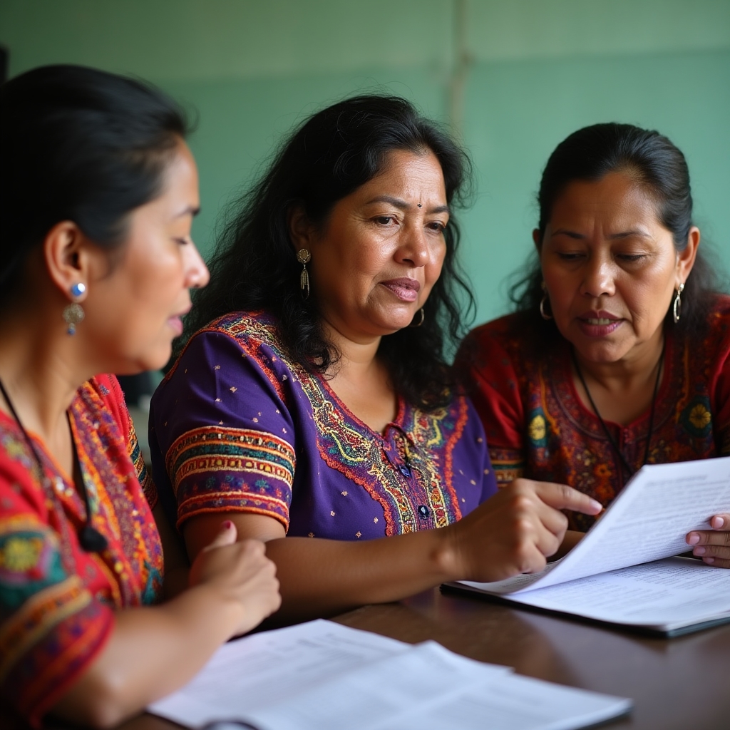 Community entrepreneurs in a workshop