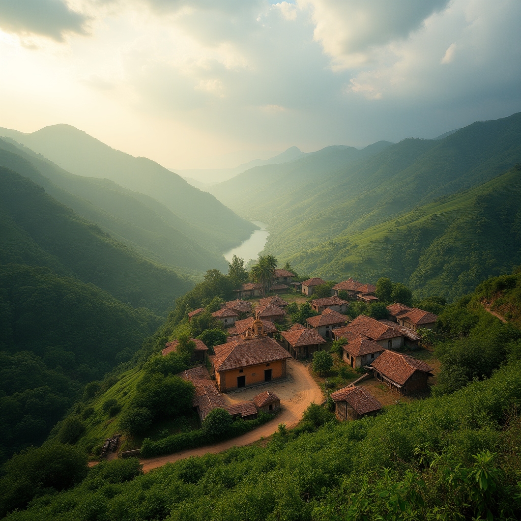 Rural community in Veracruz, Mexico